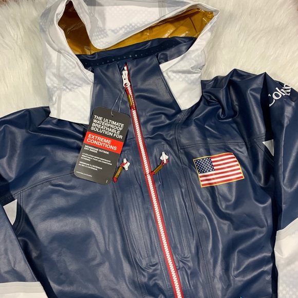 Columbia USA ODX Mogul Jacket Olympic Team NEW - Picture 3 of 5